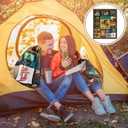 Tinlade 6 Pcs Christmas Mountain Biking Gift Bicycle Cycling Blanket Set for Men Enthusiast Include Bike Blanket 60''x50'' Insulated Tumbler Socks Greeting Card Keychain Box for Men Enthusiast