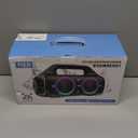 Speakers, 80w (Peak) Portable Wireless Speaker with Lights, Stereo Loud Sound, IP67 Waterproof, Deep Bass Outdoor Speakers Bluetooth 5.3 Dual Pairing for Home Party Beach Camping, Gifts