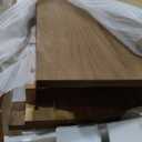 Plank+Beam 72 Inch Farmhouse Dining Table, Solid Wood Rustic Kitchen Table, Large Wooden Rectangular Dinner Table for Dining Room, Home Office, Living Room Furniture, Easy Assembly, Pecan Wirebrush