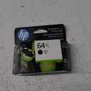 HP 64XL Black High-yield Ink Cartridge | Works with HP ENVY Inspire 7950e; ENVY Photo 6200, 7100, 7800; Tango Series | Eligible for Instant Ink | N9J92AN