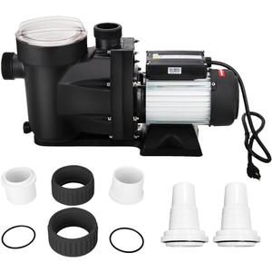 Anbull 2.5HP Swimming Pool Pump, 1850W In/Above Ground Pool Pump with 59.05'' Electric Cord, High Efficiency and Low Noise, Apply to Water Circulation in Filtration System (110-120V/60HZ)