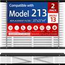 2 Pack, 213 Replacement Filter, Compatible with AprilAire 213 Whole House Air Purifiers Models,1210,1620,2210,2216,3210,4200,MERV 13 HVAC Furnace Filter Replacement,20x25x4inch Air Filter