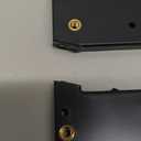 Anti-Theft Video Doorbell Mount Compatible with Ring, No-Drill Ring Camera Bracket Adjustable Easily Install Doorbell Mount for Apartment, Houses, Businesses, Not for Security Door (Black)