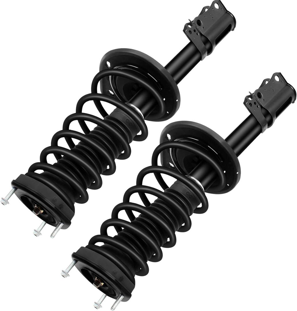 Rear Strut Shock Assembly with Coil Spring for 2007-2011 Toyota Camry Includes Rear Left & Right Complete Shock Absorbers Quick Suspension Struts Replace Part 172310 172309 Set of 2