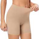 Seamless Shaping Boyshorts Panties for Women Slip Shorts Under Dress Tummy Control Shapewear Underwear M Size