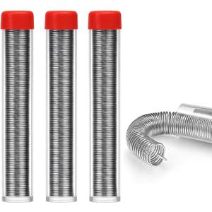 3Pcs Solder Wire 63/37,High Purity Tin Rosin Core Solder for Electronic Electrical Soldering Components Repair,Low Residue(0.6mm27g)