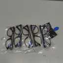 CCVOO +2.25 Clear Vision Reading Glasses for Women  5-Pack Blue Light Filtering Readers with Spring Hinges (*C2 Flower Mix)