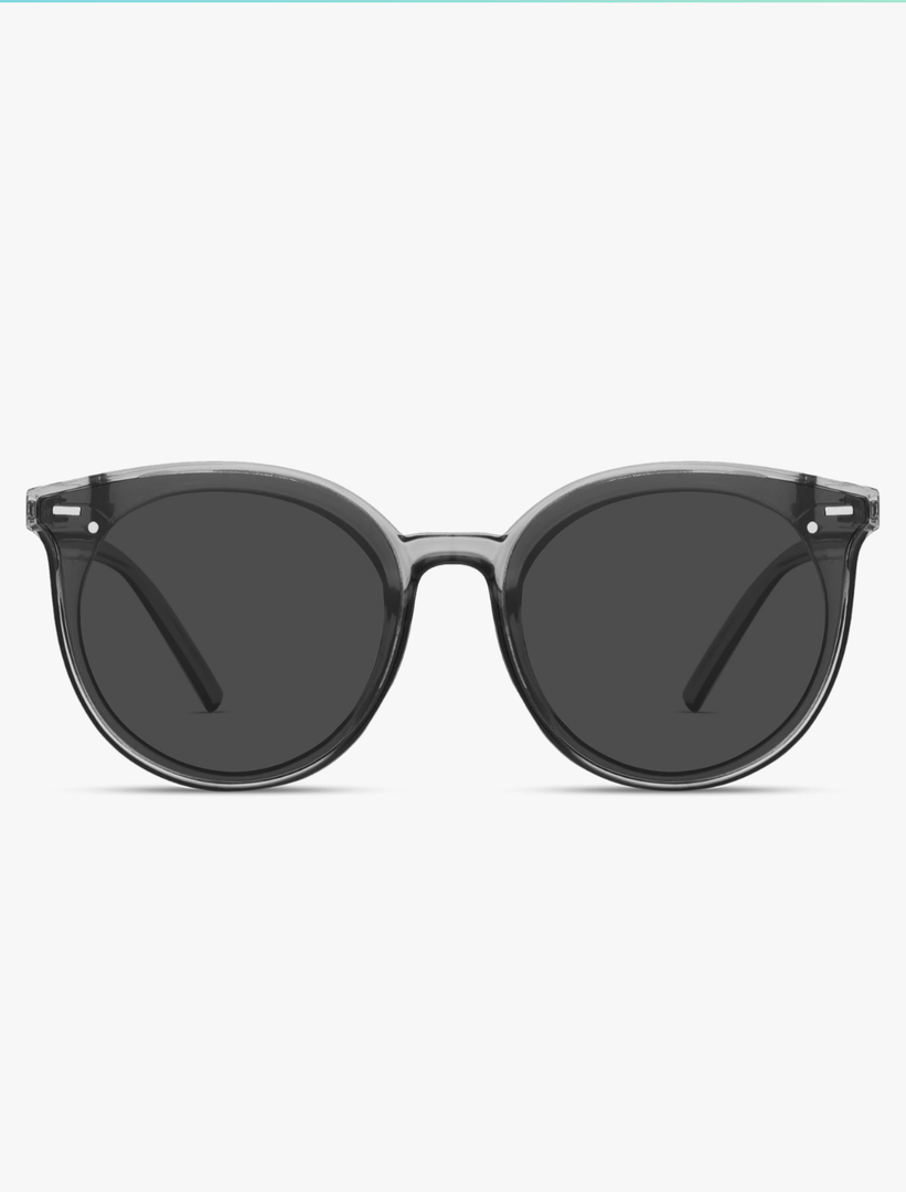 Livho Polarized Sunglasses, Retro & Oversized Shades for Women with Round Lenses