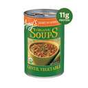 Amy's Soup, Organic Light in Sodium Variety Pack, Vegetable, Split Pea and Lentil Canned Soup, Made With Organic Vegetables, Pack of 6 (EXP 08/31/28)