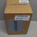 US Acrylic Cafe Plastic Reusable Tumblers (Set of 16) 20-ounce Water Cups in Clear | Value Set of Restaurant Style Drinking Glasses, Stackable, BPA-free, Made in the USA | Top-rack Dishwasher Safe