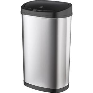 Ninestars DZT-50-22, 13.2 GALLONS / 50 LTRS, Stainless Steel, Motion Sensor Trash Can