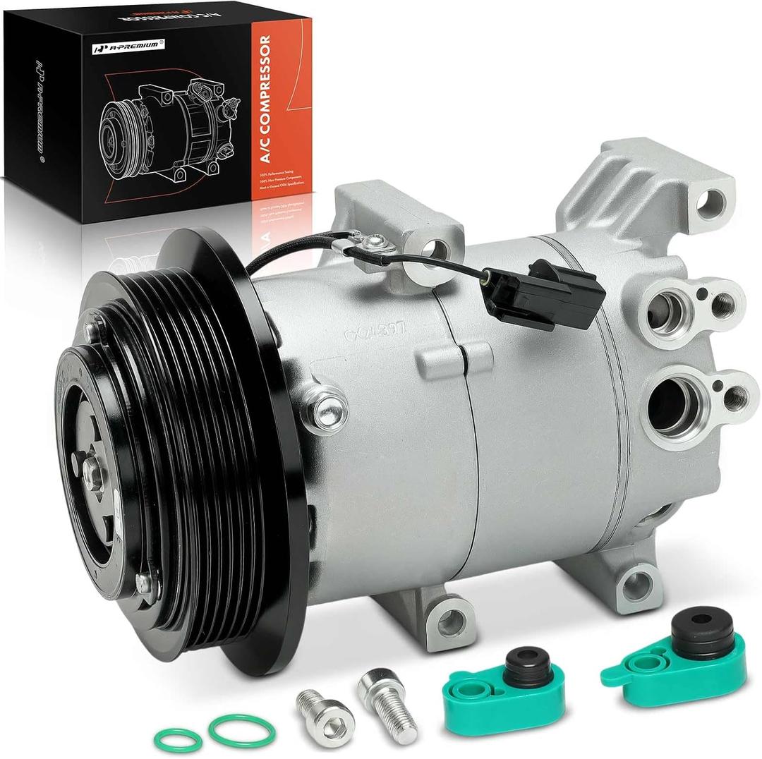 A-Premium A/C Compressor with Clutch Compatible with Kia Soul 1.6L 2010-2011