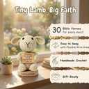 Christian Gifts for Women Men | 30 Empowering Bible Verses Prayer Cards by the Positive Crochet Lamb | Emotional Support Religious Confirmation Catholic Gift for Mothers Day | Christian Gift for Women