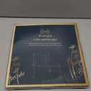 Weenson Bathroom Counter Organizer Corner Shelf - 2 Tier Bathroom Organization Bamboo Bathroom Sink Shelf Kitchen Countertop Organizer Adjustable Free-Standing Counter Storage Shelf(Antique)