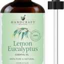 Handcraft Blends Lemon Eucalyptus Essential Oil – Huge 4 Fl Oz – 100% Pure and Natural – Premium Grade Essential Oil for Diffuser and Aromatherapy, Skin, Massage, Candle and Soap Making Fragrance