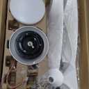 Ceiling Fans with Lights, 42 inch Low Profile Ceiling Fan with Light and Remote Control, Flush Mount, 3CCT, Dimmable, Quiet Reversible Motor, White Ceiling Fan for Bedroom Indoor/Outdoor Use