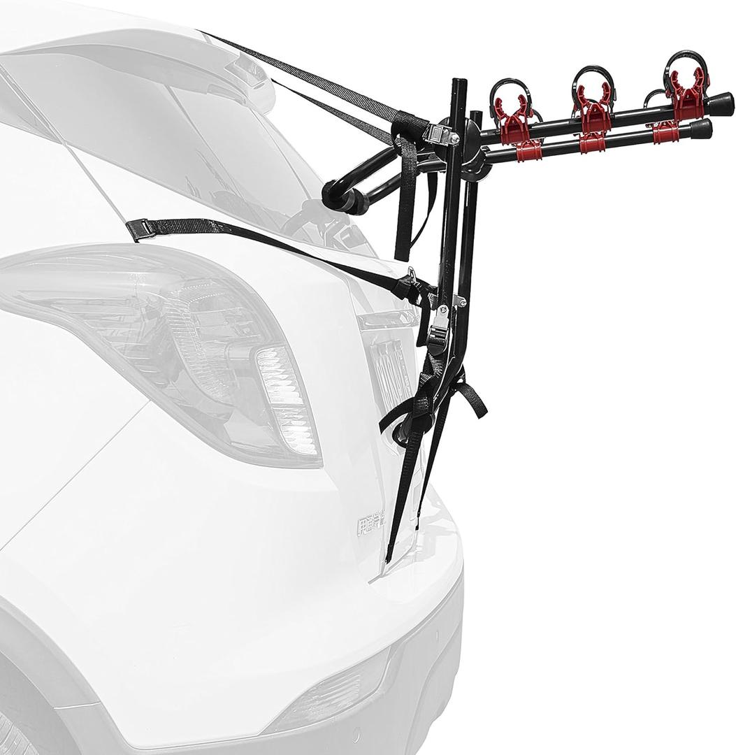 Blueshyhall Bicycle Rack for SUV, Trunk Mount 2 Bike Carrier Rack for Car Hatchback Seden (Standard)
