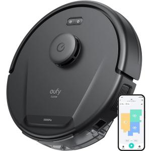 eufy L60 Robot Vacuum, Ultra Strong 5,000 Pa Suction, iPath Laser Navigation, for Deep Floor Cleaning, Ideal for Hair, Hard Floors