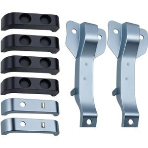 4 Core Heavy Duty Radiator Bracket Kit Fits for All 1967-1972 Chevy and GMC 1/2 Ton to 1 Ton Pickups Compatible with 1099ZB 1099ZC