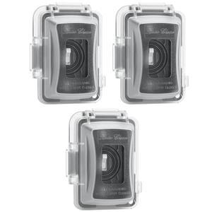 Bates- Weatherproof Electrical Outlet Cover, 3 Pack, 1-Gang, Outdoor Outlet Cover Weatherproof