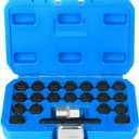 22 PCS Wheel Locks Kit Compatible with Audi Series, Lug Nut Removal Set With Adapter, Automotive Wheel Lock Nuts Key Socket Set