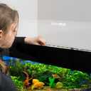 Sieral Aquarium Polycarbonate Canopy Set 23.07 x 11.69 x 0.12 Inch for 15/20H/55 Gallon Without Center Brace Aquariums Cover Fish Tank Lid with a Hook Knife, Clear
