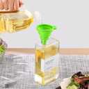 Olive Oil Dispenser Bottle for Kitchen, 3 Pack Glass Oil and Vinegar Dispenser Set, Elegant Book Design, Durable, Leak-Proof, Easy-Pour Spouts, Perfect for Kitchen, Dining Table (17oz)