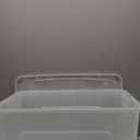 IRIS USA  Stackable Plastic Storage Bins with Lids, 1 Pack - BPA-Free, See-Through Organizing Solution, Latches, Durable Nestable Containers, Secure Pull Handle, Made in USA - Clear, 25" L, 16" Wide , 1 ft tall