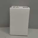 [10 Pack] BESTTEN 1 Gang Screwless Decorative Wall Plate, Mid-Size H4.88" x W3.11", USWP6 Gloss Snow White, Faceplate Cover for Decorator Receptacle Outlet & Switch, UL Listed