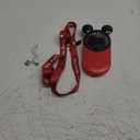 Cute Handheld Mini USB Fan, Rechargeable Portable Fan, 3 Adjustable Speeds and Wearable Accessories, Pocket Size for Indoor Or Outdoor Activities (Red)