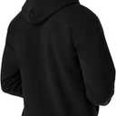 Hanes Men's EcoSmart Hoodie, Midweight Fleece, Pullover Hooded Sweatshirt (Black, S)