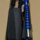 AstroAI 62.4" Ice Scrapers for Car Windshield and Extendable Snow Scraper with Foam Grip and 360 Pivoting Brush Head for Christmas Car Auto Truck SUV(Blue) (Large)