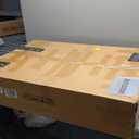 Wooden Dining Chairs Set of 2, Mid Century Modern Dining Chairs, Modern Fabric Thickening Upholstered Kitchen Side Chairs, Farmhouse Dining Chair for Dining Room Kitchen Living Room (Walnut + Light Gray)