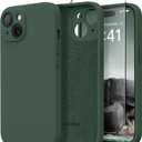 Magnetic for iPhone 15 Plus Case, Compatible with MagSafe, [Full Camera Protection][Screen Protector] Silicone Shockproof Protective Phone Case for iPhone 15 Plus 6.7", Alpine Green