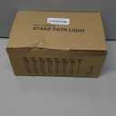 Eyrosa Solar Lights Outdoor, 15 Pack Waterproof Stainless Steel Solar Stake Lights for Pathway Garden Yard Path Walkway Driveway Lawn Patio Outside Decor, Cool White