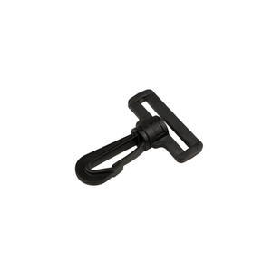 Plastic Swivel Snap Hooks Lobster Claw Clasp Trigger Clips Rotary Buckle Hook for Backpack, Webbing Strap, Travel Bag, Handbag, Pet Collar, 20mm, Black