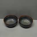 Serving Bowls - 36 Ounce Bowls Set - Ceramic Bowl Set of 2-7 inch Salad Bowls - Soup Bowls - Cereal Bowls for Kitchen (Caramel Brown)