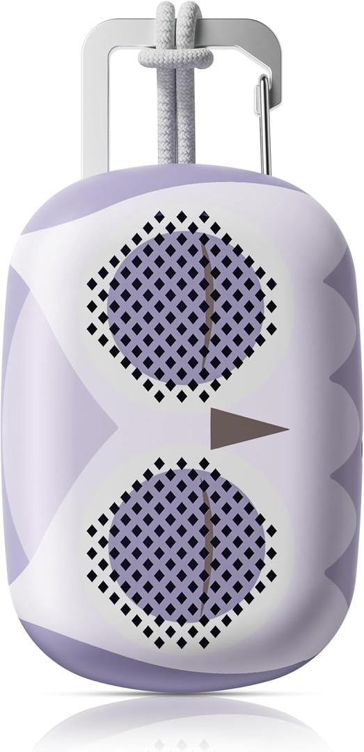 Baby White Noise Machine with 25 Soothing Sounds & Timer, Portable Sleep Aid for Infants, Kids & Adults, Ideal for Nursery, Travel & Home Use (Cute Owl) (Mini, Purple)