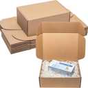 Wowxyz Shipping Boxes 12x9x4 Inches 20 Pack Corrugated Cardboard Mailing Boxes for Small Business, Kraft Medium Literature Mailer Packaging Supplies Brown