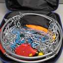 AutoChoice AutoFixing Snow Chains Tire Chains For Light Truck SUV Pickup Trucks, Easy installation, Contains Titanium for Wear Resistance, Set of 2(HRV240, Auto-Trac)