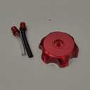 GREHUA Dirt Bike Gas Cap Cover with Vent Tube Compatible with 50cc 70cc 90cc 110cc 125cc SSR110 SSR125 Taotao DB10 DB14 SDG107 XPro YZ80 Kayo Pit Motorized Parts CNC Aluminum Red