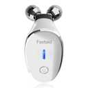 Microcurrent Facial Devices, Face Microcurrent Device, Facial Roller Massager for Double Chin, Boost Skin Care Products Absorption, Glossy White