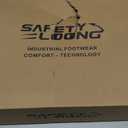 Work Boots for Men Waterproof Soft Toe Non Slip Comfortable Leather Workboots (1, Black)