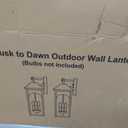 Dusk to Dawn Outdoor Light Fixtures Extra Large 24 Inch Exterior Lighting