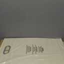 Simple Houseware Foldable Laundry Hamper Basket with Lid, White