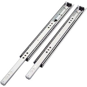 Soft Close Drawer Slides Set of 2 Heavy Duty Cabinet Rails, Size 25, 5x2 inch 