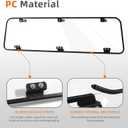 Rear Windshield Compatible with Polaris General 1000 / General 4 1000 / General XP 1000 / General XP 4 1000 2016-2025 Accessories Rear Full Window Back Windscreen Replace for #2881112