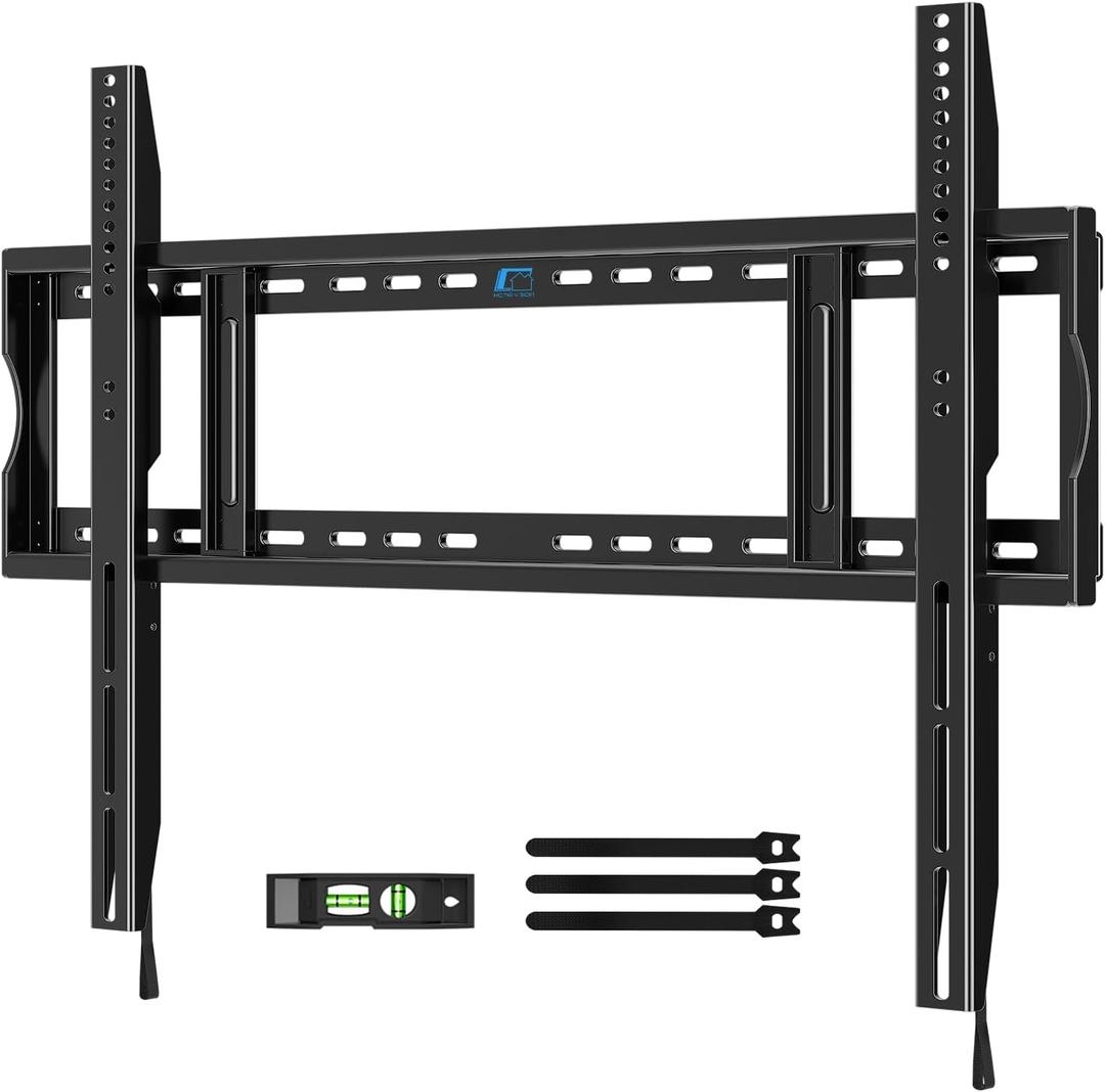 Heavy Duty Fixed TV Wall Mount for 48-150 Inch Large TVs up to 330lbs & 900x600mm VESA, Low Profile Slim TV Mount Bracket, Fits 16"/18"/24"/32" Wood Studs, for Most 65+ 75+ 85 86 90 98 100 120 150 TV
