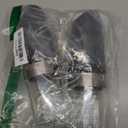 Battery Operated Salt And Pepper Grinder Set with LED Light, Automatic Electric Gravity Salt And Pepper Shakers Set, Each 6 AAA Batteries Needed, Adjustable Roughness, 2 Pack (Black)