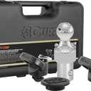 CURT 60638 OEM Puck System Gooseneck Hitch Kit, Fits Select Ram Trucks, 38,000 lbs. GTW, 2-5/16-Inch Ball, Pucks Required, Chrome Powder Coat